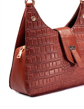 Bolsa satchel Angelozano Irma Cocodrilo de piel para mujer