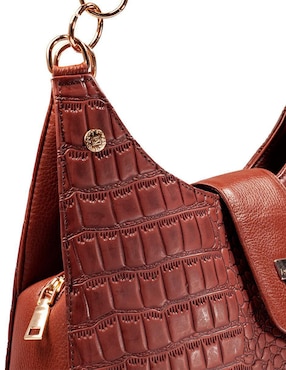 Bolsa satchel Angelozano Irma Cocodrilo de piel para mujer