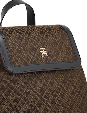 Mochila casual Tommy Hilfiger Im Latam Jacquard para mujer