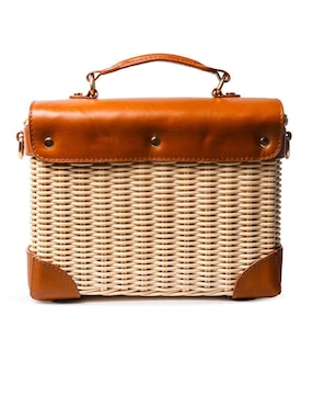 Bolsa satchel Guadalupe Vázquez Metropoli para mujer