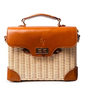 Bolsa satchel Guadalupe Vázquez Metropoli para mujer
