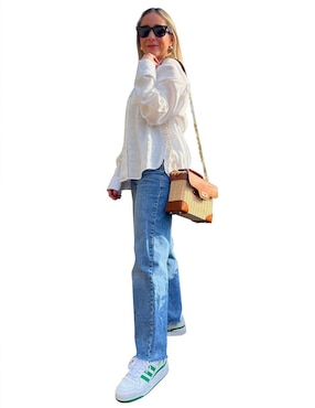 Bolsa satchel Guadalupe Vázquez Metropoli para mujer