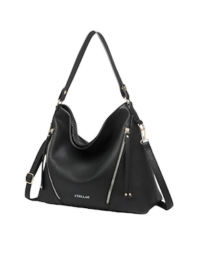 Bolsa shoulder Xtellar de cuero para mujer