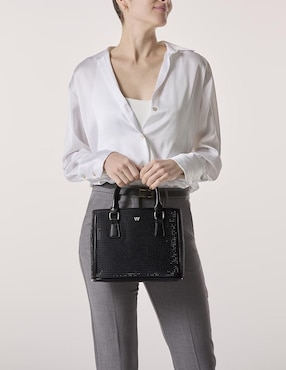 Bolsa satchel Westies Agbani para mujer