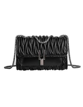 Bolsa shoulder Xtellar de cuero para mujer