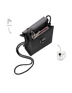 Bolsa crossbody Totto Smooth para mujer