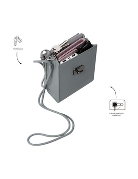 Bolsa crossbody Totto Smooth para mujer