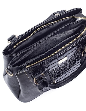 Bolsa satchel Angelozano Lourdes de piel para mujer