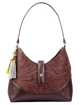 Bolsa hobo Angelozano Magali de piel para mujer