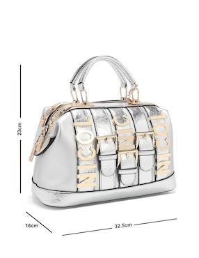Bolsa bowler Nicole Lee Violet Blossom para mujer