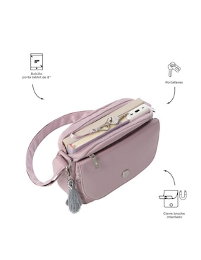 Bolsa bandolera Totto Corneana para mujer