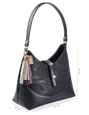 Bolsa hobo Angelozano Magali de piel para mujer