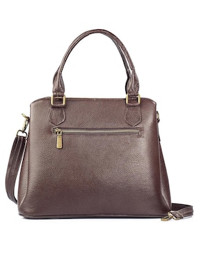 Bolsa satchel Angelozano Lourdes de piel para mujer