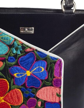 Bolsa tote Angelozano Florentina de piel para mujer
