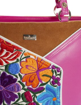 Bolsa tote Angelozano Florentina de piel para mujer
