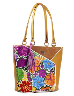Bolsa tote Angelozano Florentina de piel para mujer
