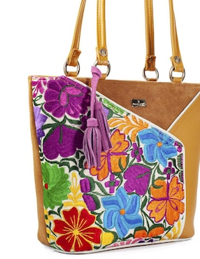 Bolsa tote Angelozano Florentina de piel para mujer