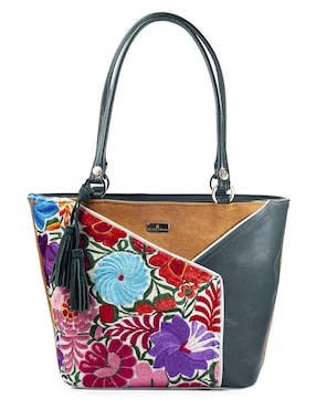 Bolsa tote Angelozano Florentina de piel para mujer