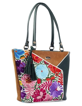 Bolsa tote Angelozano Florentina de piel para mujer