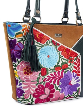 Bolsa tote Angelozano Florentina de piel para mujer