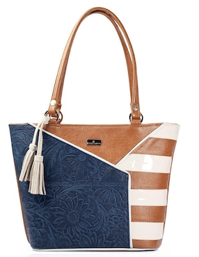 Bolsa tote Angelozano Florentina de piel para mujer