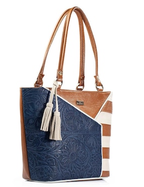 Bolsa tote Angelozano Florentina de piel para mujer