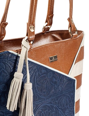 Bolsa tote Angelozano Florentina de piel para mujer