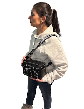 Bolsa crossbody Karl Lagerfeld Paris Pin Aris de piel para mujer
