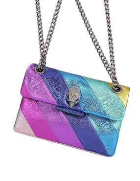 Bolsa flap Kurt Geiger de piel para mujer