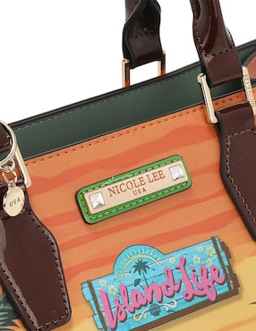 Bolsa satchel Nicole Lee Sun & Sand para mujer
