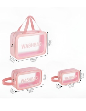 Set cosmetiquera para maquillaje Xtellar 3 piezas para mujer