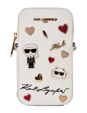 Bolsa crossbody Karl Lagerfeld Paris de piel para mujer