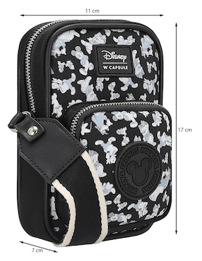 Porta celular portátil Mickey Irl W Capsule fijación cierre