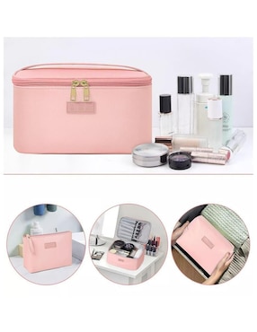 Set cosmetiquera Lab.g impermeable de piel 3 piezas para mujer