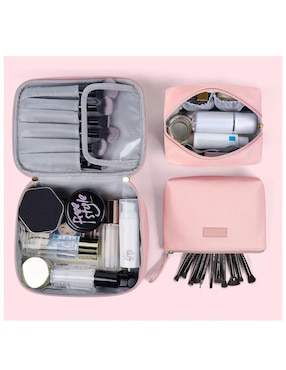 Set cosmetiquera Lab.g impermeable de piel 3 piezas para mujer