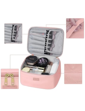 Set cosmetiquera Lab.g impermeable de piel 3 piezas para mujer
