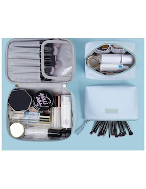 Set cosmetiquera Lab.g impermeable de piel 3 piezas