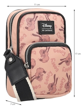 Porta celular portátil Mickey W Capsule fijación cierre