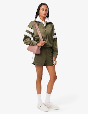 Bolsa crossbody Lacoste Lora de cuero para mujer
