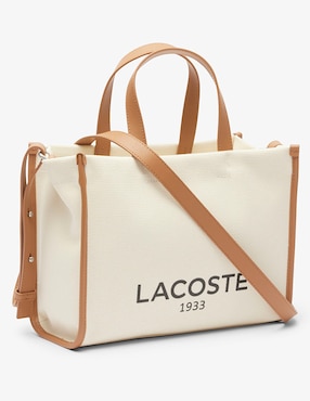 Bolsa tote Lacoste Heritage Canvas para mujer