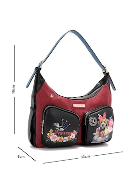 Bolsa hobo Nicole Lee Family Yearbook para mujer
