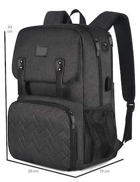 Mochila escolar Lab.g impermeable unisex