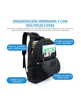 Mochila con portalaptop Lab.g unisex