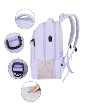 Mochila escolar Lab.g impermeable para mujer