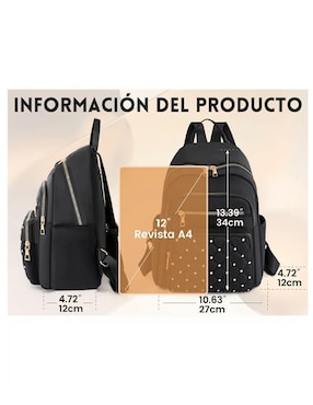 Mochila antirrobo Lab.g impermeable para mujer