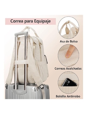 Mochila para viaje Lab.g impermeable para mujer