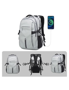 Mochila con portalaptop Lab.g impermeable para mujer
