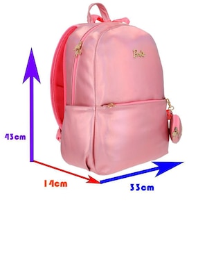 Mochila casual Barbie Keepack impermeable para mujer