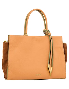 Bolsa satchel Abbacino de piel para mujer