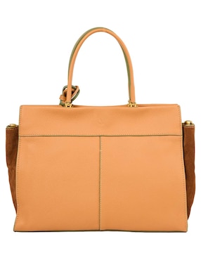 Bolsa satchel Abbacino de piel para mujer
